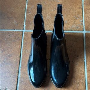 Marc Fisher Black Women’s Rain Boots, barely worn!